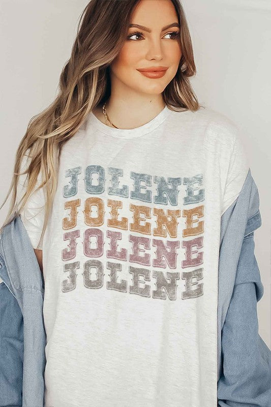 JOLENE WESTERN DOLLY GRAPHIC T-SHIRT-Charmful Clothing Boutique