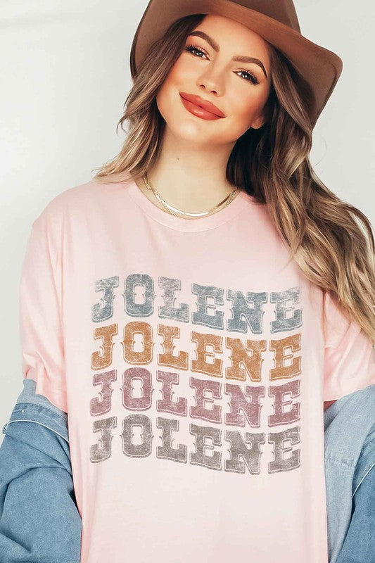 JOLENE WESTERN DOLLY T-SHIRT PLUS SIZE-Charmful Clothing Boutique