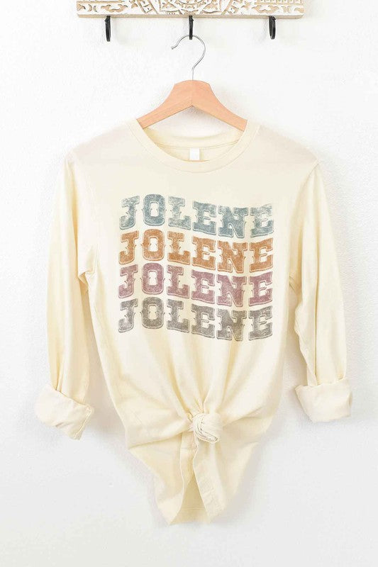 JOLENE WESTERN DOLLY LONG SLEEVE TEE-Charmful Clothing Boutique