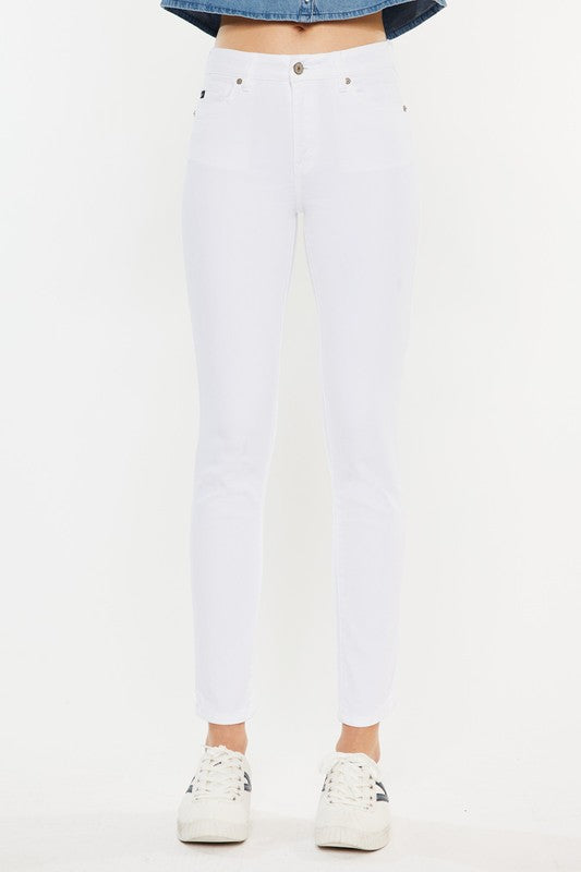 Kan Can High Rise Ankle Skinny Jeans-Charmful Clothing Boutique