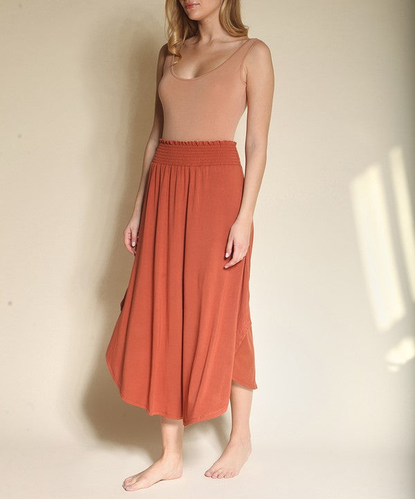 Bamboo maxi skirt NEW-Charmful Clothing Boutique