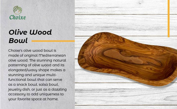 Mediterranean Olive Wood Multi-Functional Bowl-Charmful Clothing Boutique