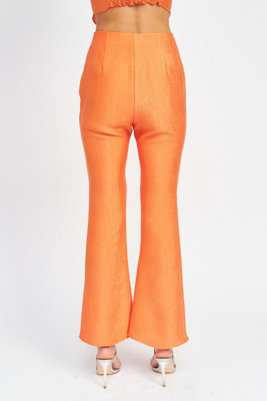 FLARE HIGH RISE PANTS-Charmful Clothing Boutique