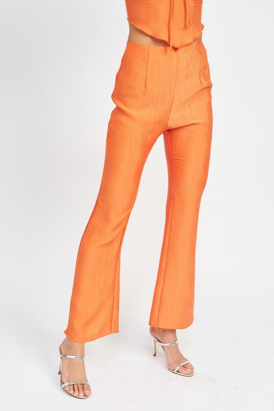 FLARE HIGH RISE PANTS-Charmful Clothing Boutique