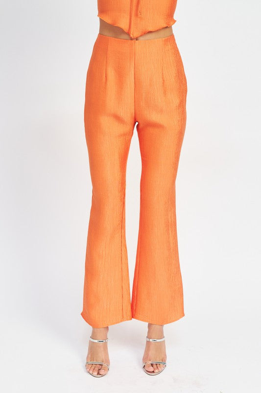 FLARE HIGH RISE PANTS-Charmful Clothing Boutique