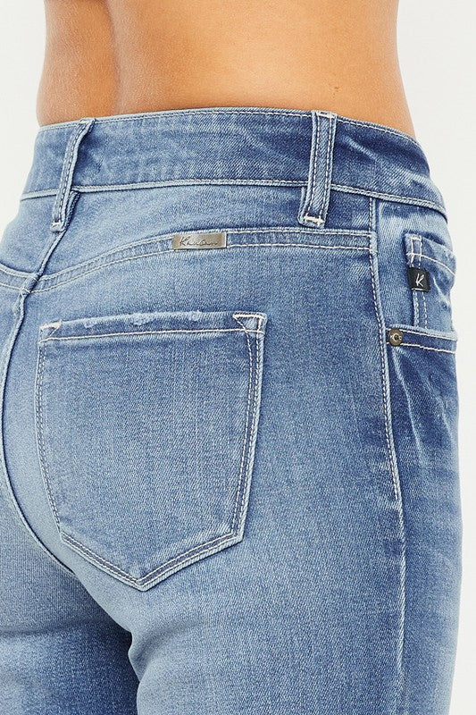 Kan Can High Rise Bootcut Jeans-Charmful Clothing Boutique