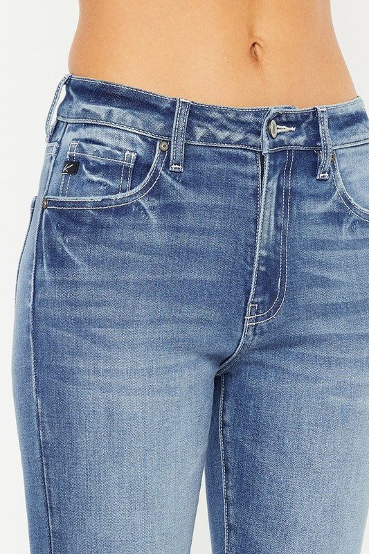 Kan Can High Rise Bootcut Jeans-Charmful Clothing Boutique