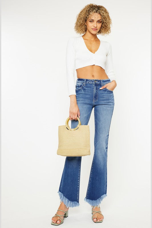 Kan Can High Rise Bootcut Jeans-Charmful Clothing Boutique