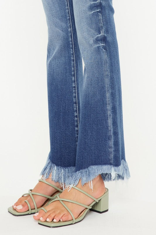 Kan Can High Rise Bootcut Jeans-Charmful Clothing Boutique