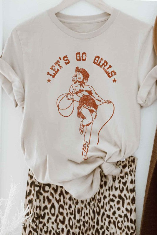 LETS GO GIRLS OVERSIZED GRAPHIC TEE / T-SHIRT-Charmful Clothing Boutique