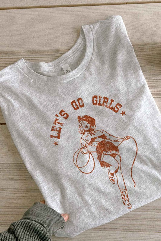 LETS GO GIRLS OVERSIZED GRAPHIC TEE / T-SHIRT-Charmful Clothing Boutique