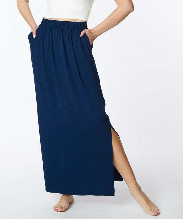 BAMBOO CLASSIC SKIRT-Charmful Clothing Boutique