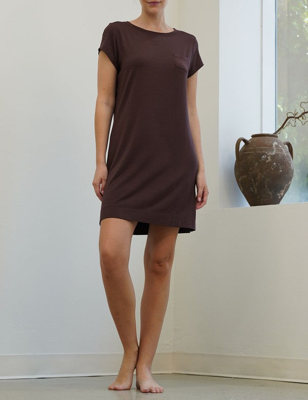 MODAL PAJAMA DRESS-Charmful Clothing Boutique