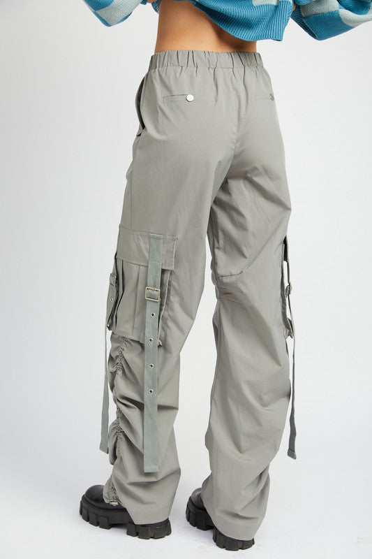 CARGO PARACHUTE PANTS-Charmful Clothing Boutique