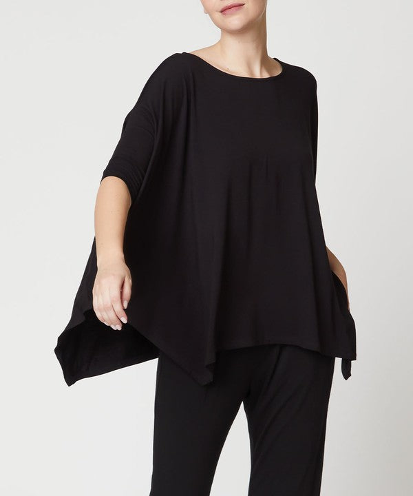 Bamboo Poncho Tunic-Charmful Clothing Boutique