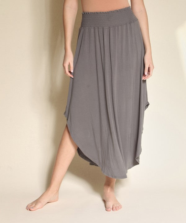 Bamboo maxi skirt NEW-Charmful Clothing Boutique