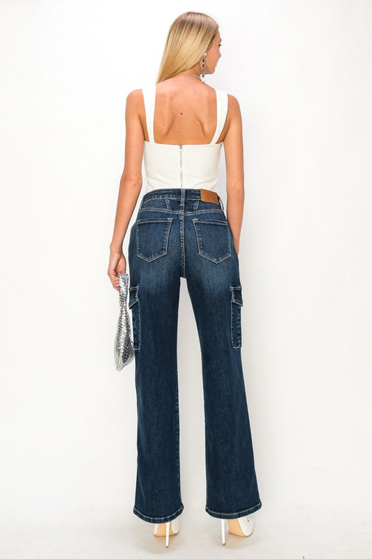 High Rise Wide Jeans-Charmful Clothing Boutique