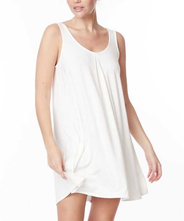 BAMBOO PAJAMA CAMI DRESS-Charmful Clothing Boutique