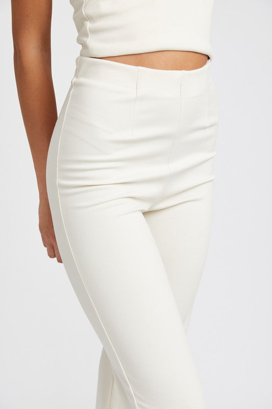 High Waist Flared Pants-Charmful Clothing Boutique