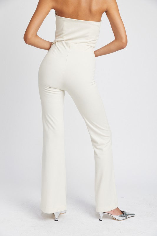 High Waist Flared Pants-Charmful Clothing Boutique