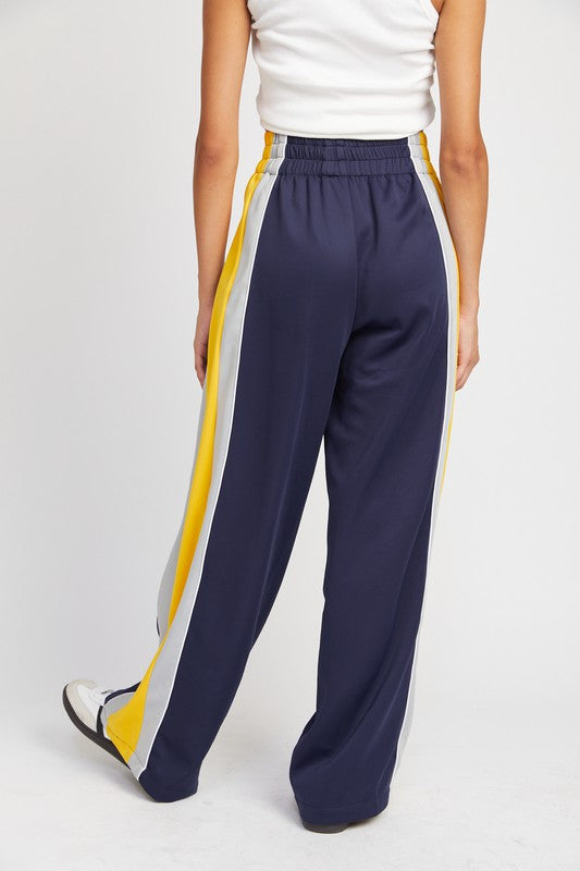 COLORBLOCK TRACK PANTS-Charmful Clothing Boutique