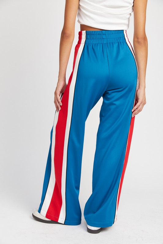 COLORBLOCK TRACK PANTS-Charmful Clothing Boutique