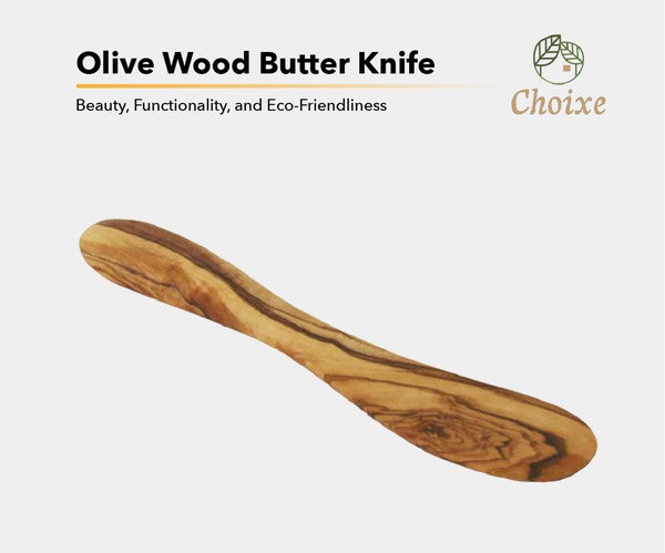 Mediterranean Olive Wood Butter Knife-Charmful Clothing Boutique