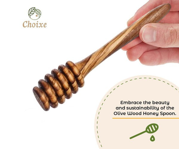 Olive Wood Honey Spoon-Charmful Clothing Boutique