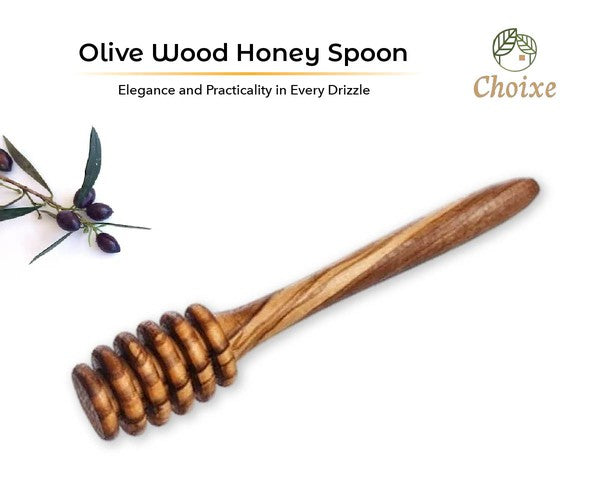 Olive Wood Honey Spoon-Charmful Clothing Boutique