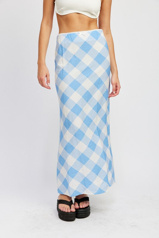 BIAS MAXI SKIRT-Charmful Clothing Boutique