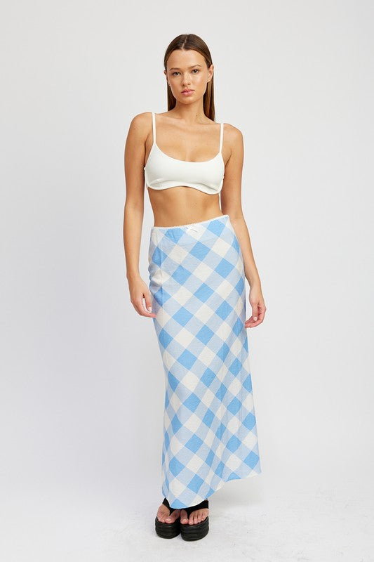 BIAS MAXI SKIRT-Charmful Clothing Boutique