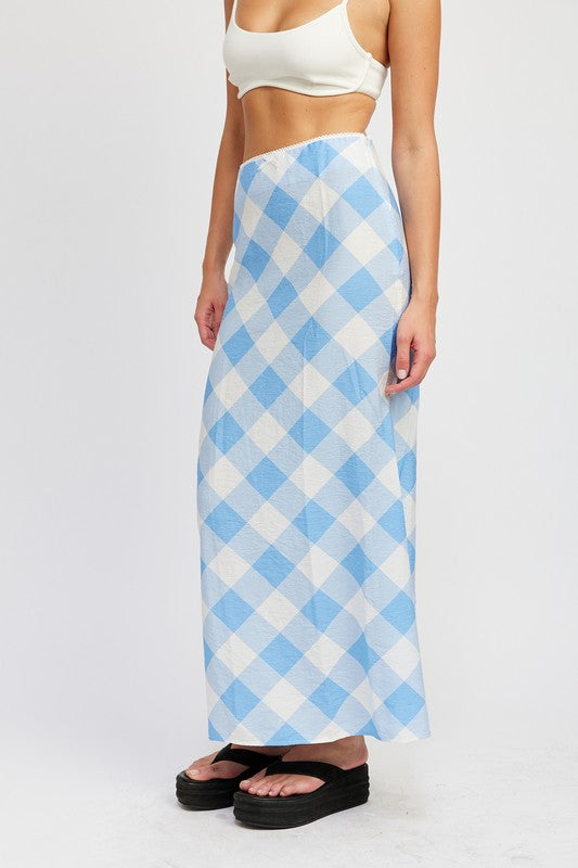 BIAS MAXI SKIRT-Charmful Clothing Boutique