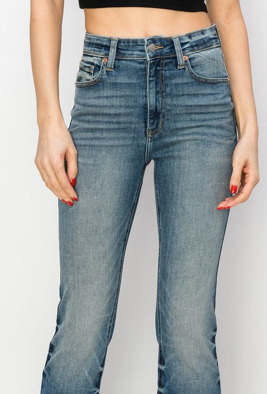 HIGH RISE Y2K BOOT JEANS-Charmful Clothing Boutique