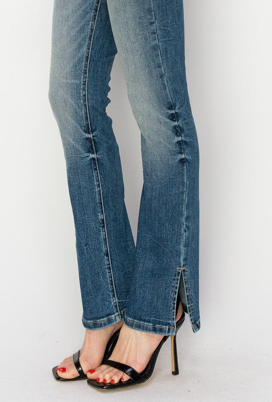 HIGH RISE Y2K BOOT JEANS-Charmful Clothing Boutique