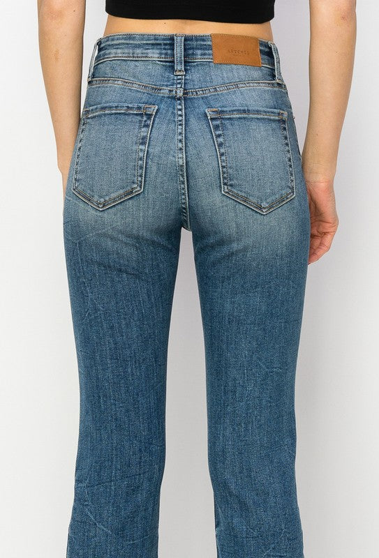 HIGH RISE Y2K BOOT JEANS-Charmful Clothing Boutique