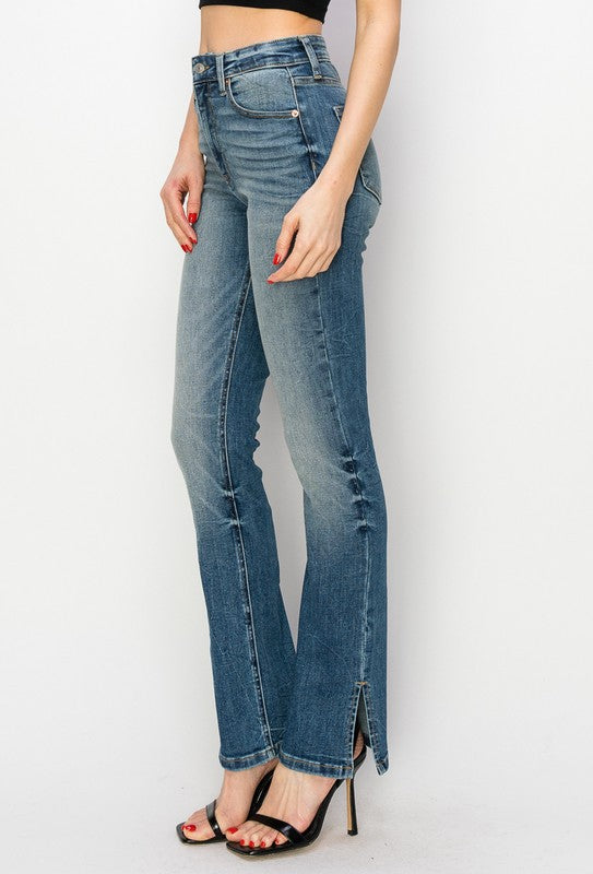 HIGH RISE Y2K BOOT JEANS-Charmful Clothing Boutique