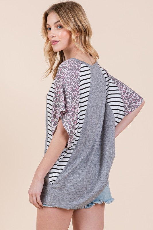 Dolman Sleeve Light Sweater Knit Top-Charmful Clothing Boutique