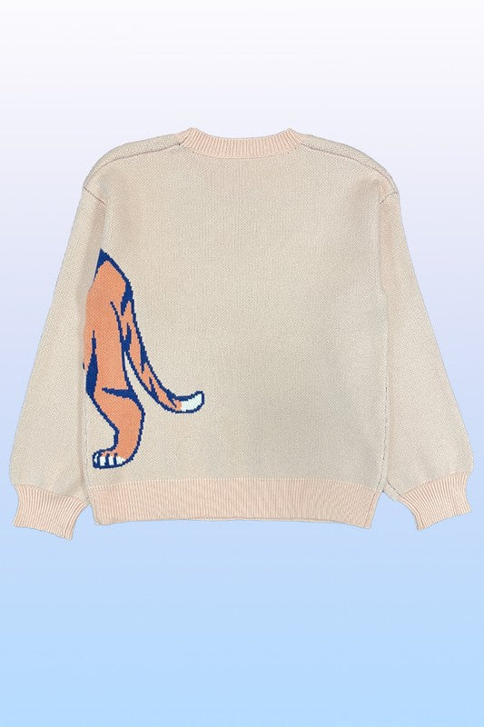 Tiger knit sweater-Charmful Clothing Boutique