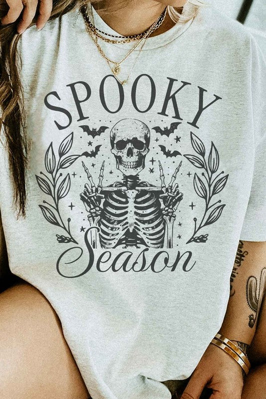 SPOOKY SEASON HALLOWEEN GRAPHIC TEE-Charmful Clothing Boutique