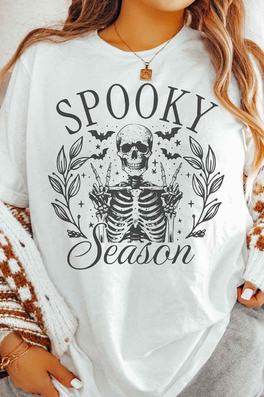 SPOOKY SEASON HALLOWEEN GRAPHIC TEE-Charmful Clothing Boutique