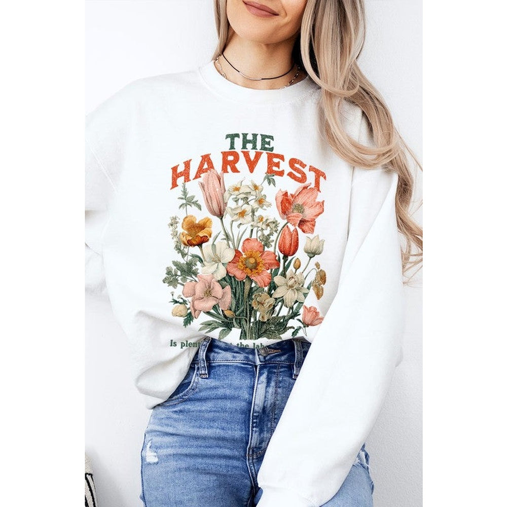 The Harvest Christian Graphic Fleece Sweatshirts-Charmful Clothing Boutique