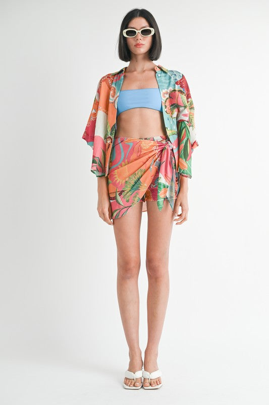 OVERSIZED CAMP SHIRT-Charmful Clothing Boutique