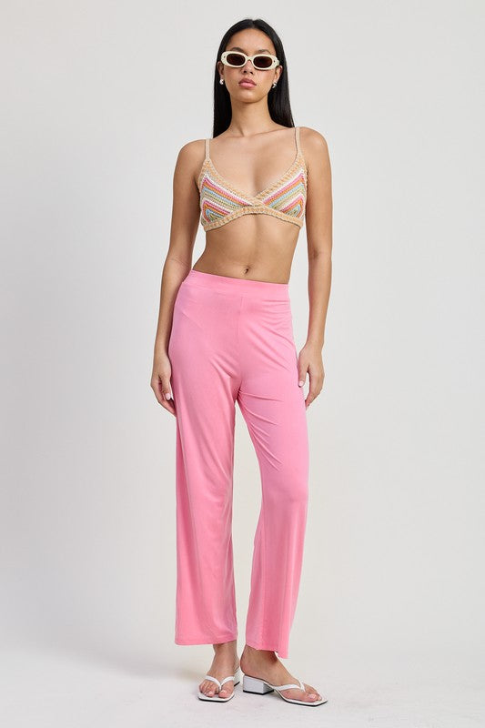 KNITTED CROCHET BRALETTE-Charmful Clothing Boutique