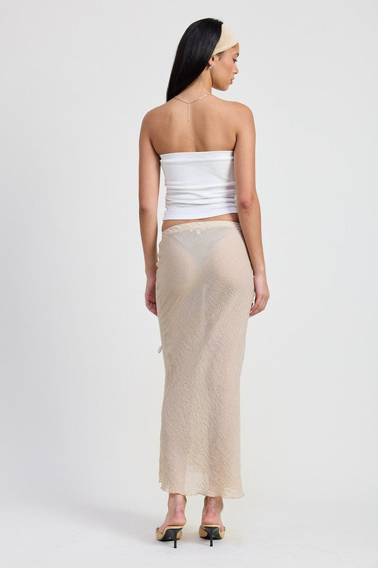 MAXI BIAS SKIRT-Charmful Clothing Boutique