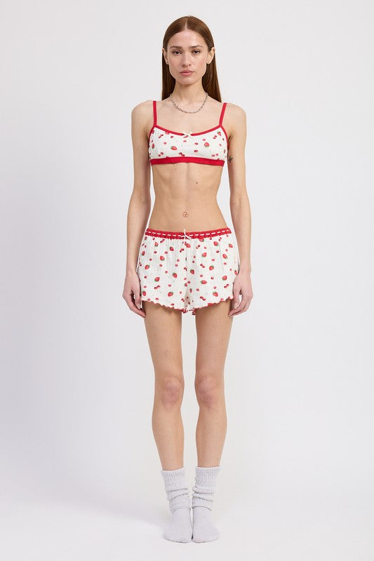 PRINTED JERSEY BRALETTE-Charmful Clothing Boutique