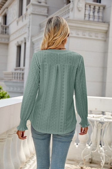 Women Long Sleeve TOP-Charmful Clothing Boutique