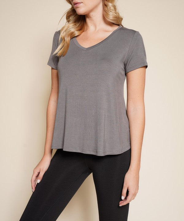 Bamboo Classic V Top-Charmful Clothing Boutique