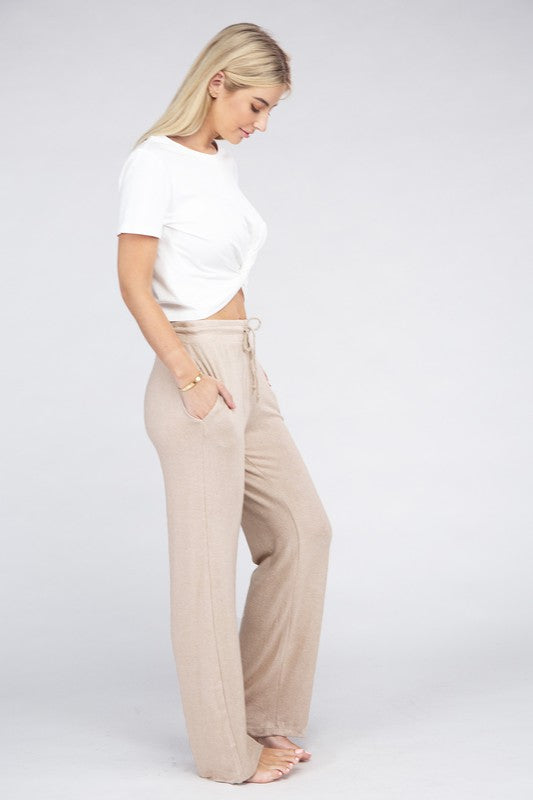 Cozy Terry Lounge Pants-Charmful Clothing Boutique