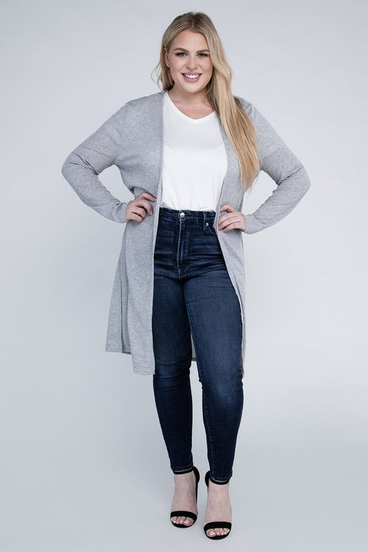 Plus Everyday Cardigan-Charmful Clothing Boutique