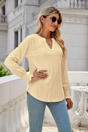 Women Long Sleeve TOP-Charmful Clothing Boutique